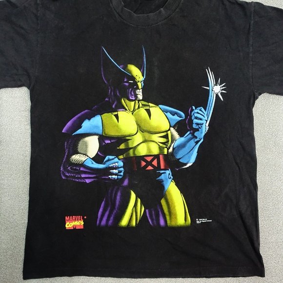 VTG Signal Sports 90s MARVEL Comics X-MEN T-Shirt Short Sleeve XL TEE 1994 RARE - Picture 3 of 7